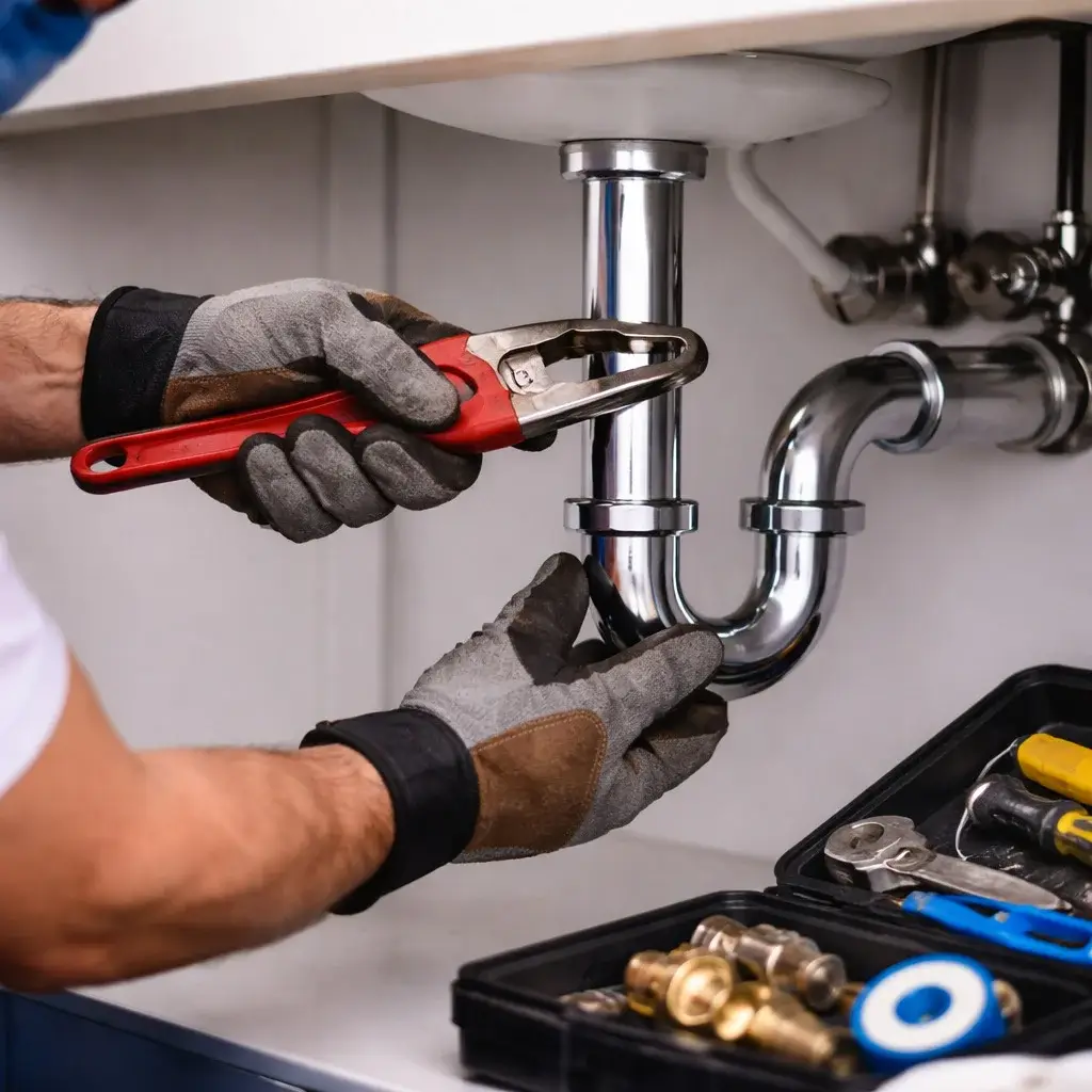 Reparatur durch Klempner